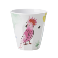 Cockatoo Print Melamine Cup Rice DK